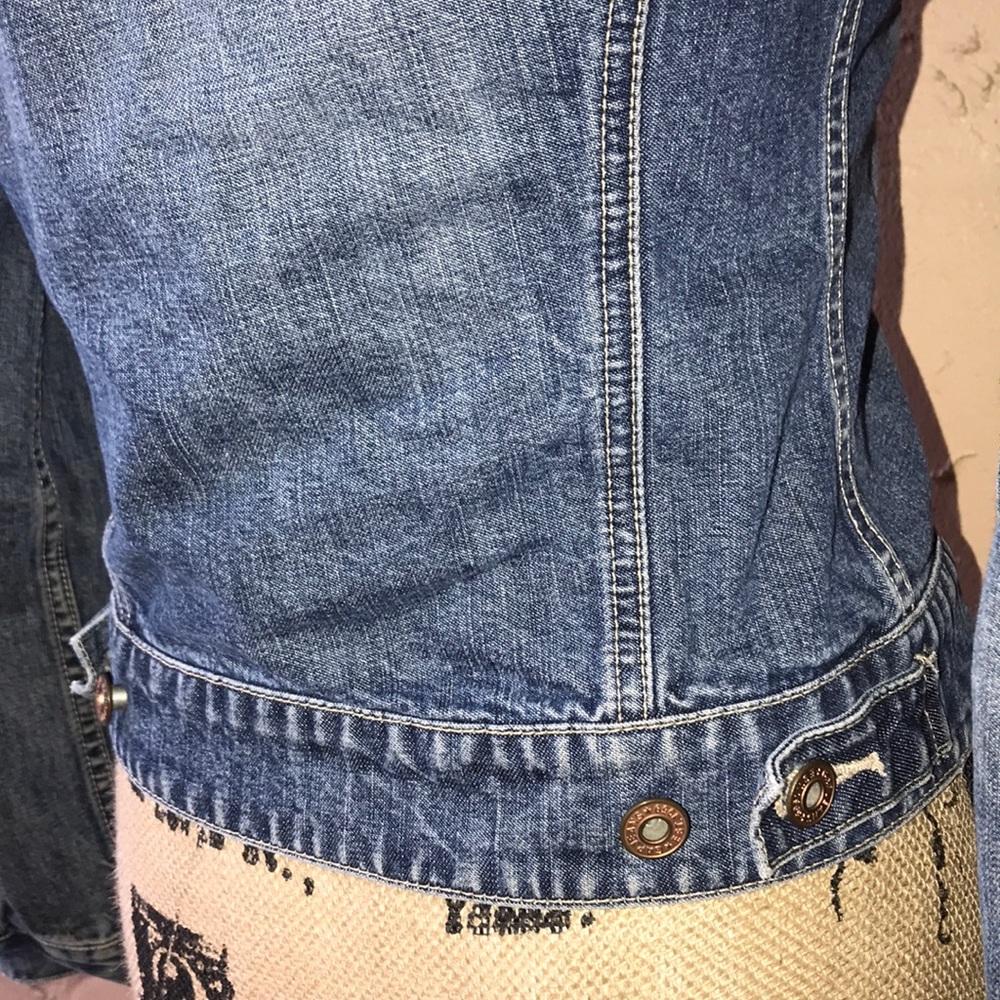 🎊HOST PICK 🎊Gap Cropped Jean Jacket - Picture 5 of 7